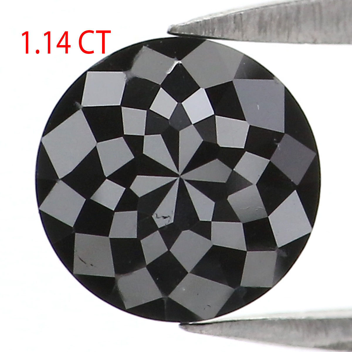 1.14 CT Natural Loose Round Rose Cut Diamond Black Color Round Cut Diamond 6.10 MM Natural Loose Diamond Round Rose Cut Shape Diamond KQ1641