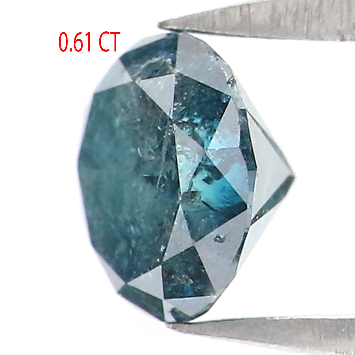 0.61 Ct Natural Loose Round Shape Diamond Blue Color Round Cut Diamond 5.20 MM Natural Loose Diamond Round Brilliant Cut Diamond LQ8652