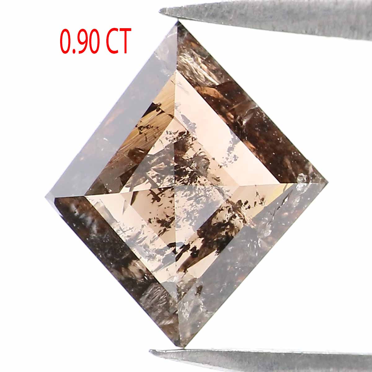 0.90 CT Natural Loose Kite Shape Diamond Brown Color Kite Cut Diamond 6.30 MM Natural Loose Brown Color Diamond Kite Rose Cut Diamond KQ1816