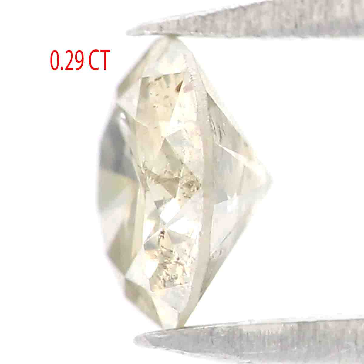 Natural Loose Round Fancy White Color Diamond 0.29 CT 4.30 MM Round Shape Brilliant Cut Diamond L5091