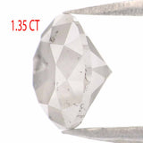 Natural Loose Round White Milky Color Diamond 1.35 CT 6.80 MM Round Shape Brilliant Cut Diamond L7869