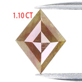 Natural Loose Kite Diamond Grey Brown Color 1.10 CT 9.80 MM Kite Shape Rose Cut Diamond L8105