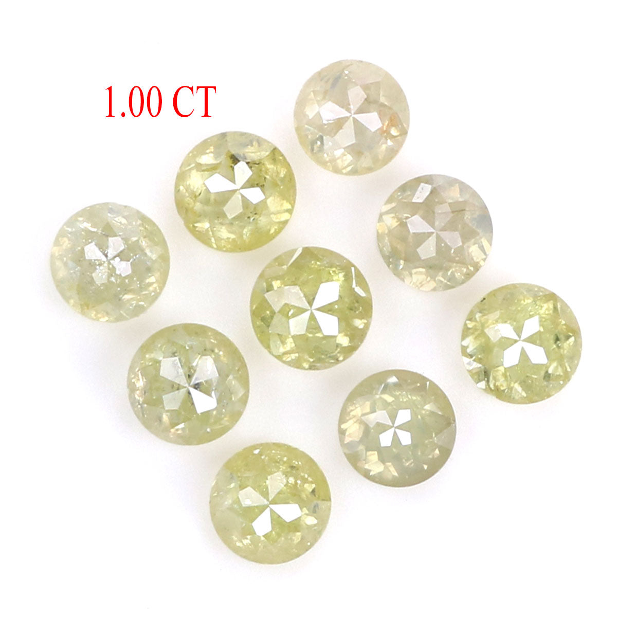 1.00 CT Natural Loose Round Diamond Yellow Color Diamond Natural Loose Diamond 2.70 MM Round Rose Cut Diamond Round Shape Diamond LQ9393