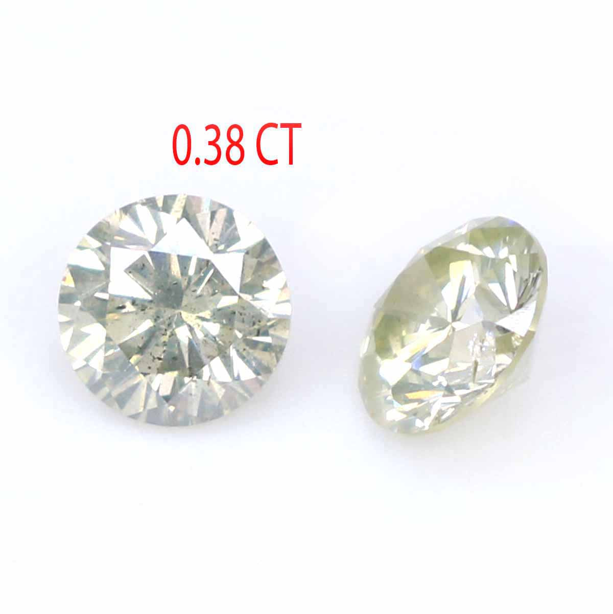 Natural Loose Round Brilliant Cut Diamond White - J Color 0.38 CT 3.50 MM Round Shape Diamond L2002