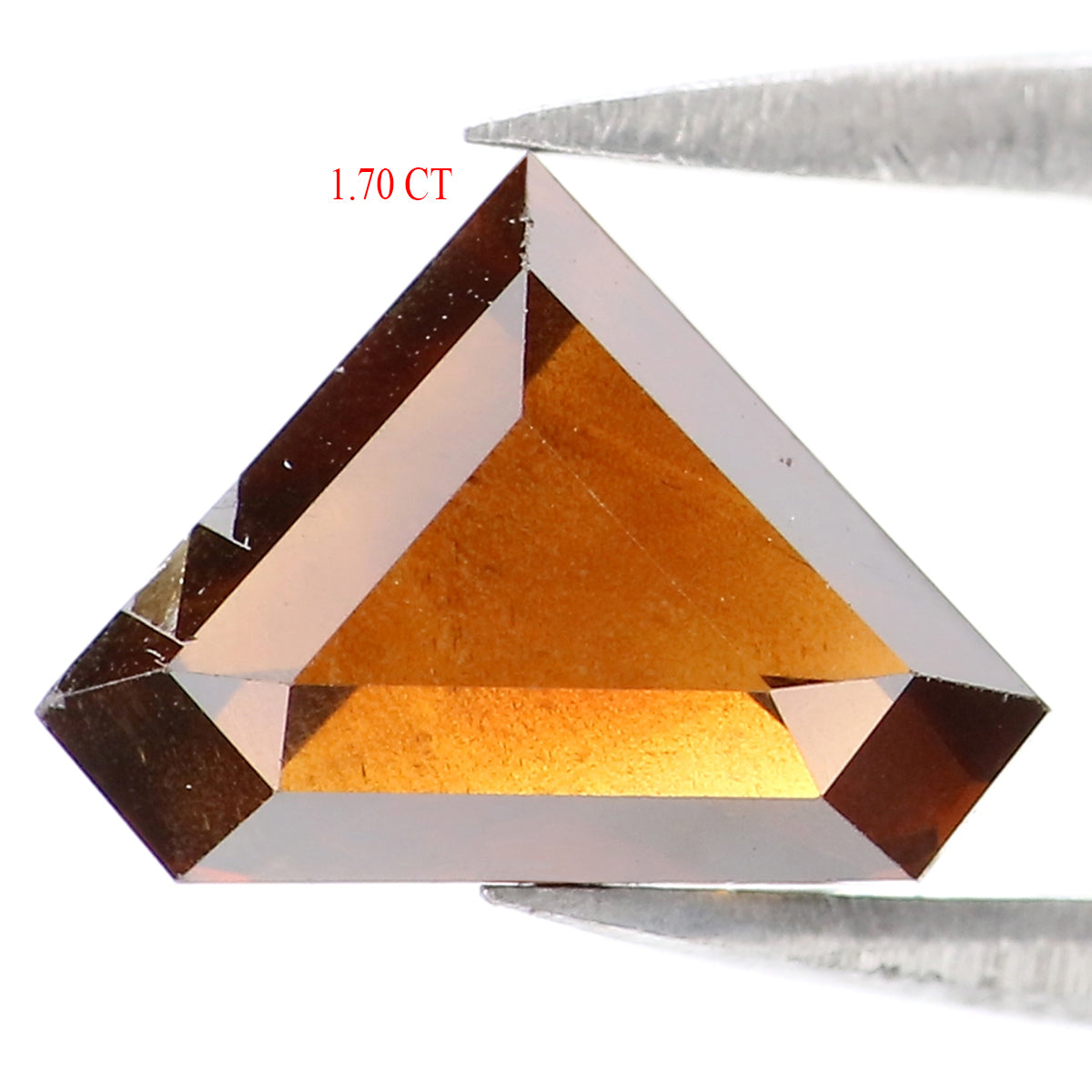 1.70 CT Natural Loose Shield Shape Diamond Brown Color Shield Shape Diamond 6.85 MM Natural Loose Diamond Shield Rose Cut Diamond QL1866