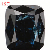 0.22 Ct Natural Loose Diamond, Cushion Diamond, Blue Diamond, Polished Diamond, Brilliant Cut Diamond, Rustic Diamond, Antique Diamond L5607