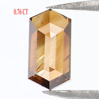 Natural Loose Hexagon Brown Color Diamond 0.76 CT 7.40 MM Hexagon Shape Rose Cut Diamond KDL1660