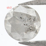 Natural Loose Round White Milky Color Diamond 0.51 CT 4.80 MM Round Shape Brilliant Cut Diamond KR1973