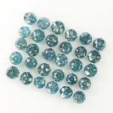 Natural Loose Diamond Bead Round Blue Color 1.50 to 3.50 MM 1.00 Ct Scoop Q49