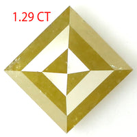 1.29 Ct Natural Loose Diamond, Kite Diamond, Yellow Diamond, Antique Diamond, Kite Cut Diamond, Rustic Diamond, Real Diamond KDK2235