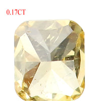 0.17 Ct Natural Loose Diamond Cushion Yellow Color SI2 Clarity 3.30 MM L8639