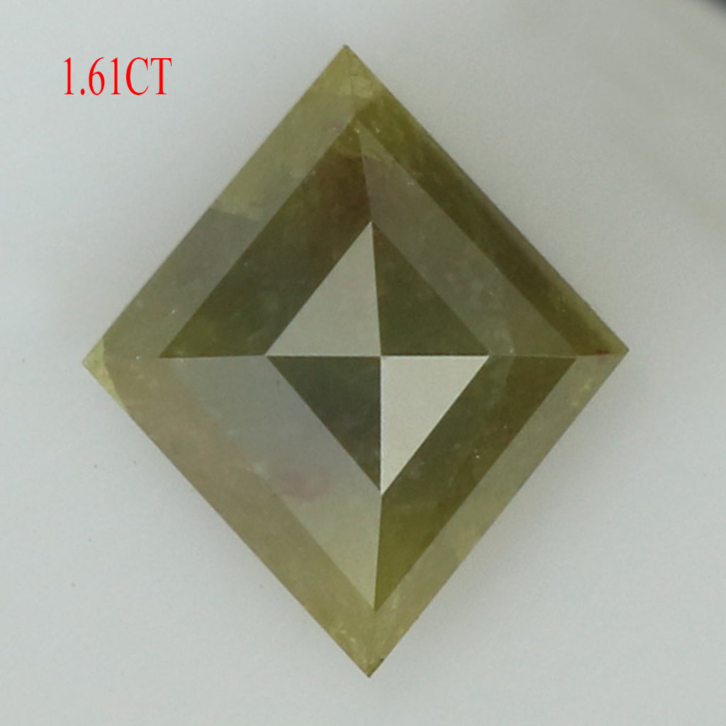 1.61 CT Natural Loose Diamond Kite Yellow Color I3 Clarity 9.60 MM KDL8814