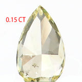 0.15 Ct Natural Loose Diamond Pear Yellow Color SI1 Clarity 4.60 MM L8612