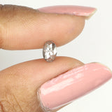 0.40 Ct Natural Loose Diamond, Oval Diamond, Black Diamond, Grey Diamond, Salt and Pepper Diamond, Antique Diamond, Real Diamon L244