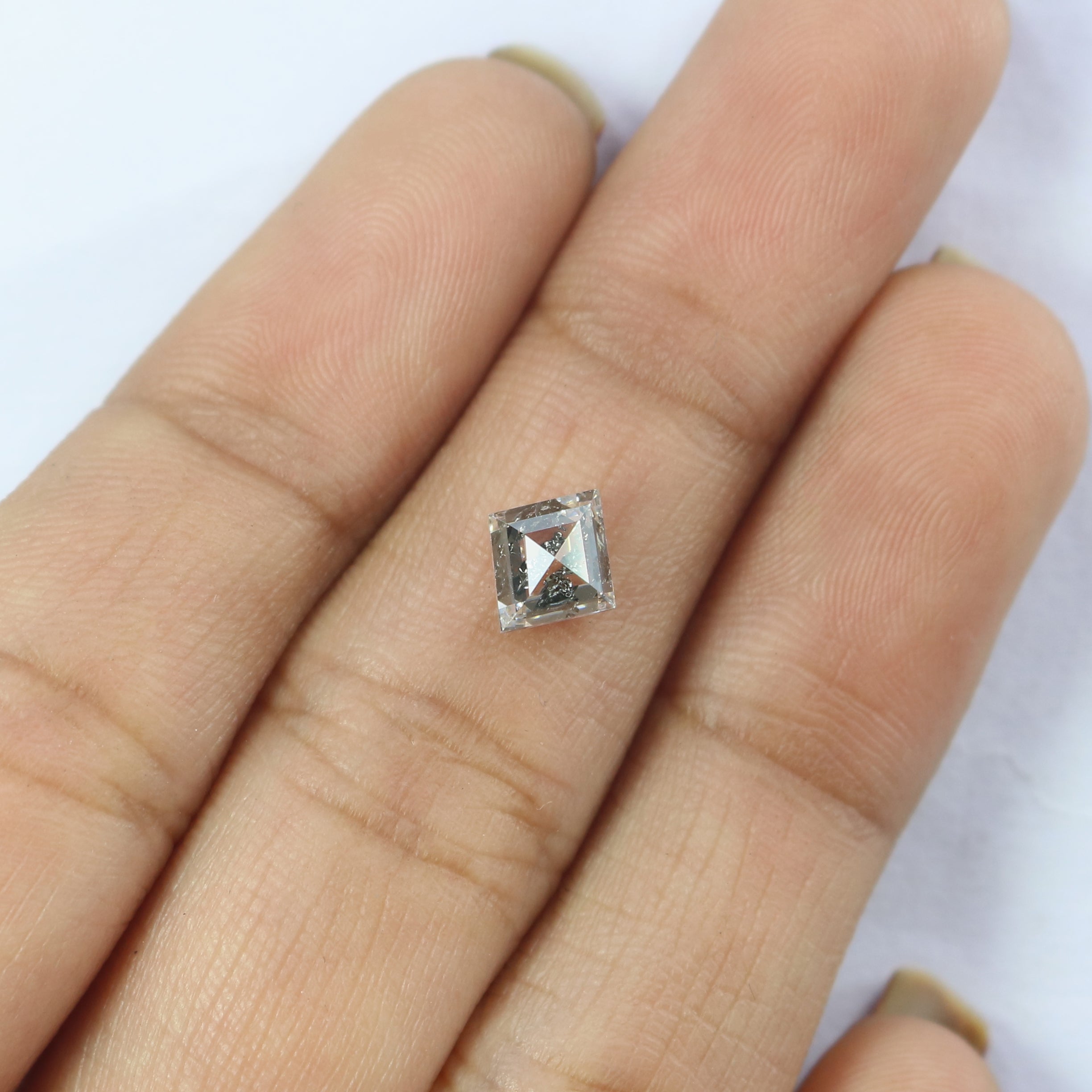 1.07 CT Natural Loose Kite Shape Diamond White - F Color Kite Cut Diamond 7.45 MM Natural Diamond White - F Kite Rose Cut Diamond QL2677