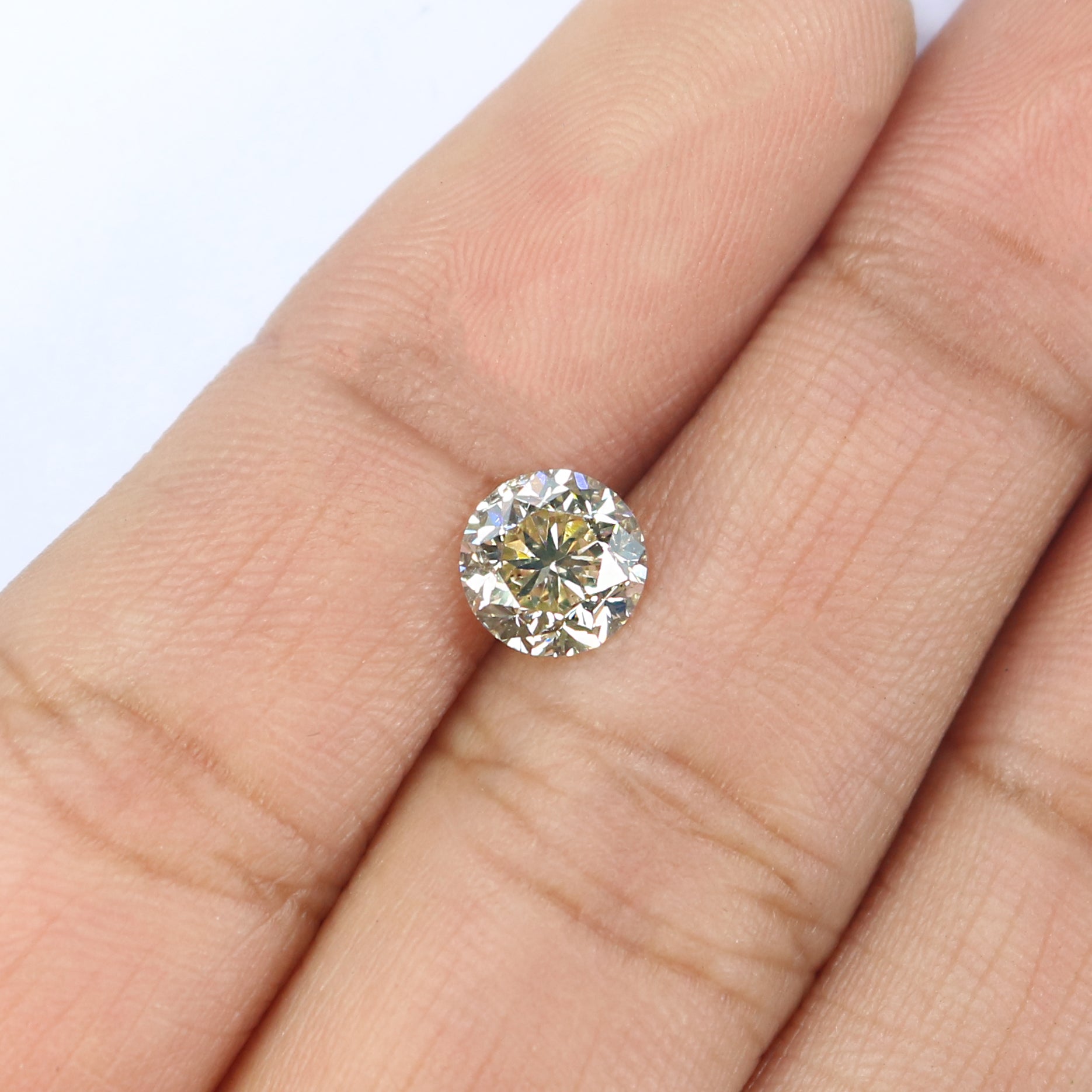 1.04 Ct Natural Loose Round Shape Diamond White - J Color Round Cut Diamond 6.15 MM Natural Loose Diamond Round Brilliant Cut Diamond LQ2618