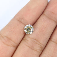 Natural Loose Round Brilliant Cut Diamond White - J Color 1.04 CT 6.14 MM Round Shape Brilliant Cut Diamond L2618