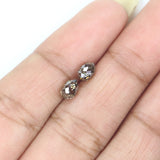 Natural Loose briolette Brown Color Diamond 1.28 CT 5.25 MM Drop Shape Rose Cut Diamond L148
