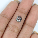 Natural Loose Hexagon Diamond, Salt And Pepper Hexagon Diamond, Natural Loose Diamond, Hexagon Cut Diamond, 1.23 CT Hexagon Shape KDL2743