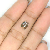 Natural Loose Coffin Brown Color Diamond 0.60 CT 6.40 MM Coffin Shape Rose Cut Diamond L7438