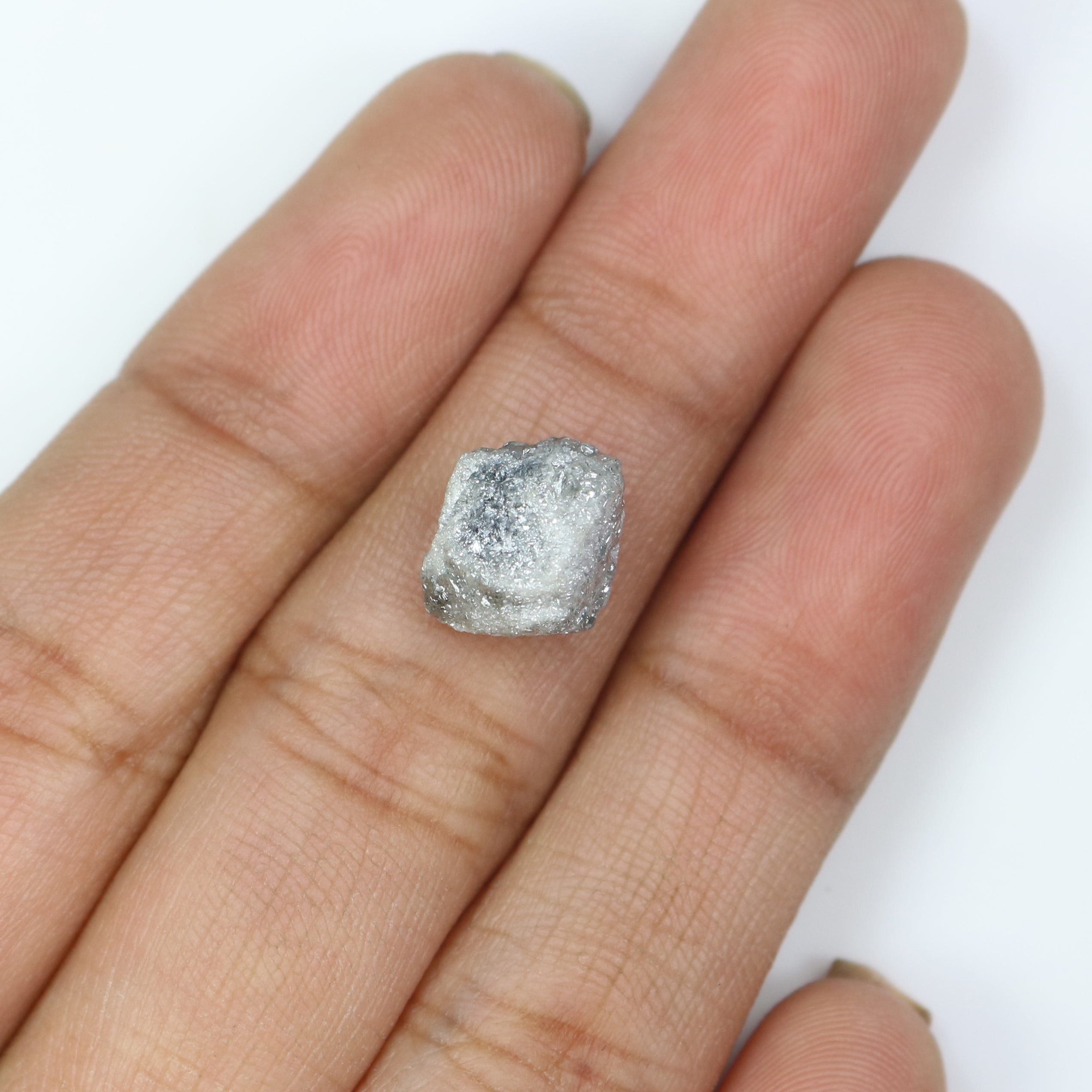 5.22 CT Natural Loose Rough Cut Diamond Grey Color Rough Cut Diamond 10.30 MM Natural Loose Grey Diamond Rough Irregular Cut Diamond QL2639