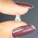 0.80 Ct Natural Loose Diamond, Coffin Cut Diamond, Grey Diamond, Rustic Diamond, Antique Diamond, Real Diamond, Minimal Diamond KDL9673