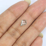 Natural Loose Kite Diamond White-G Color 0.77 CT 8.78 MM Kite Shape Rose Cut Diamond KDL2681