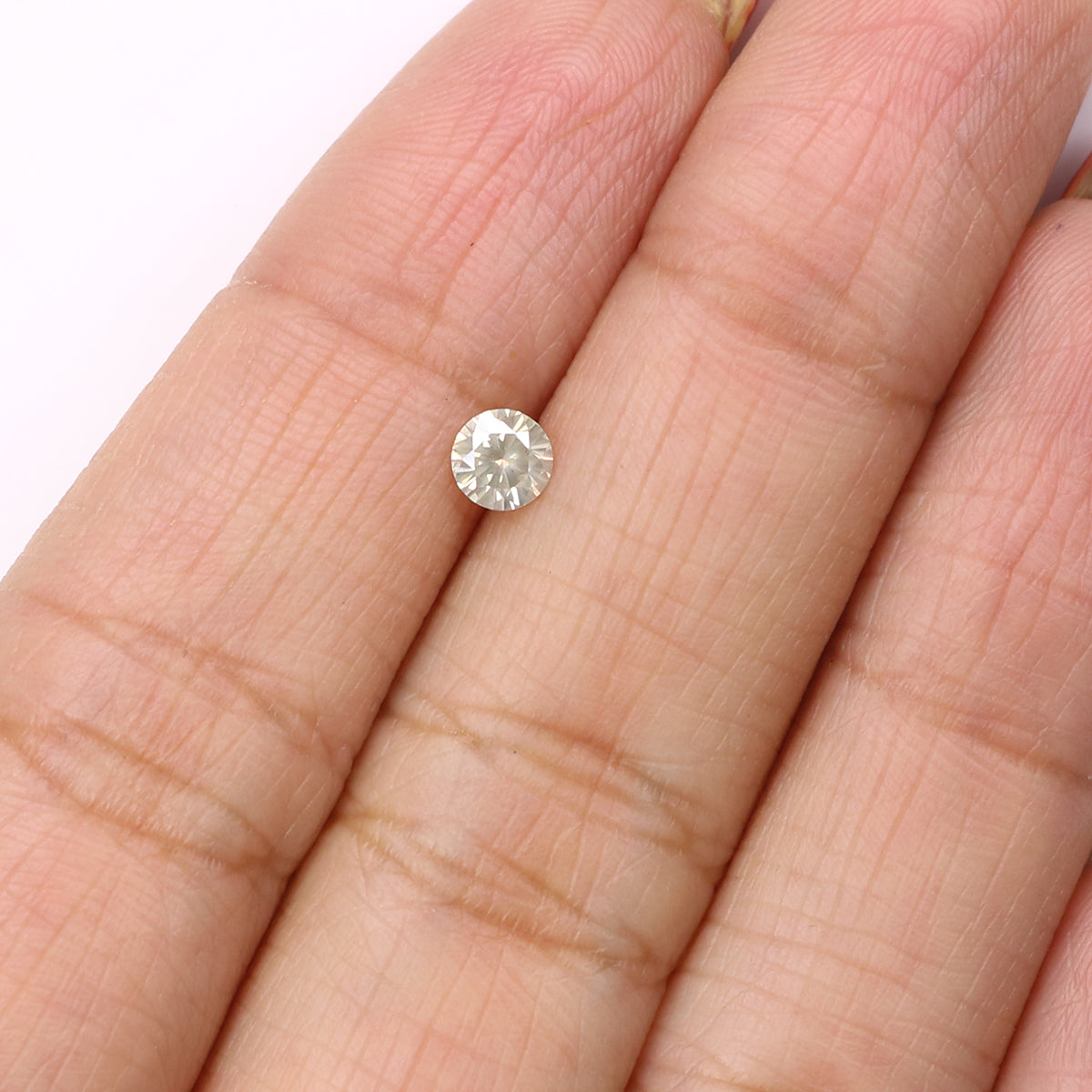 Natural Loose Round Brilliant Cut Diamond White - I Color 0.25 CT 4.05 MM Round Shape Rose Cut Diamond KR2486
