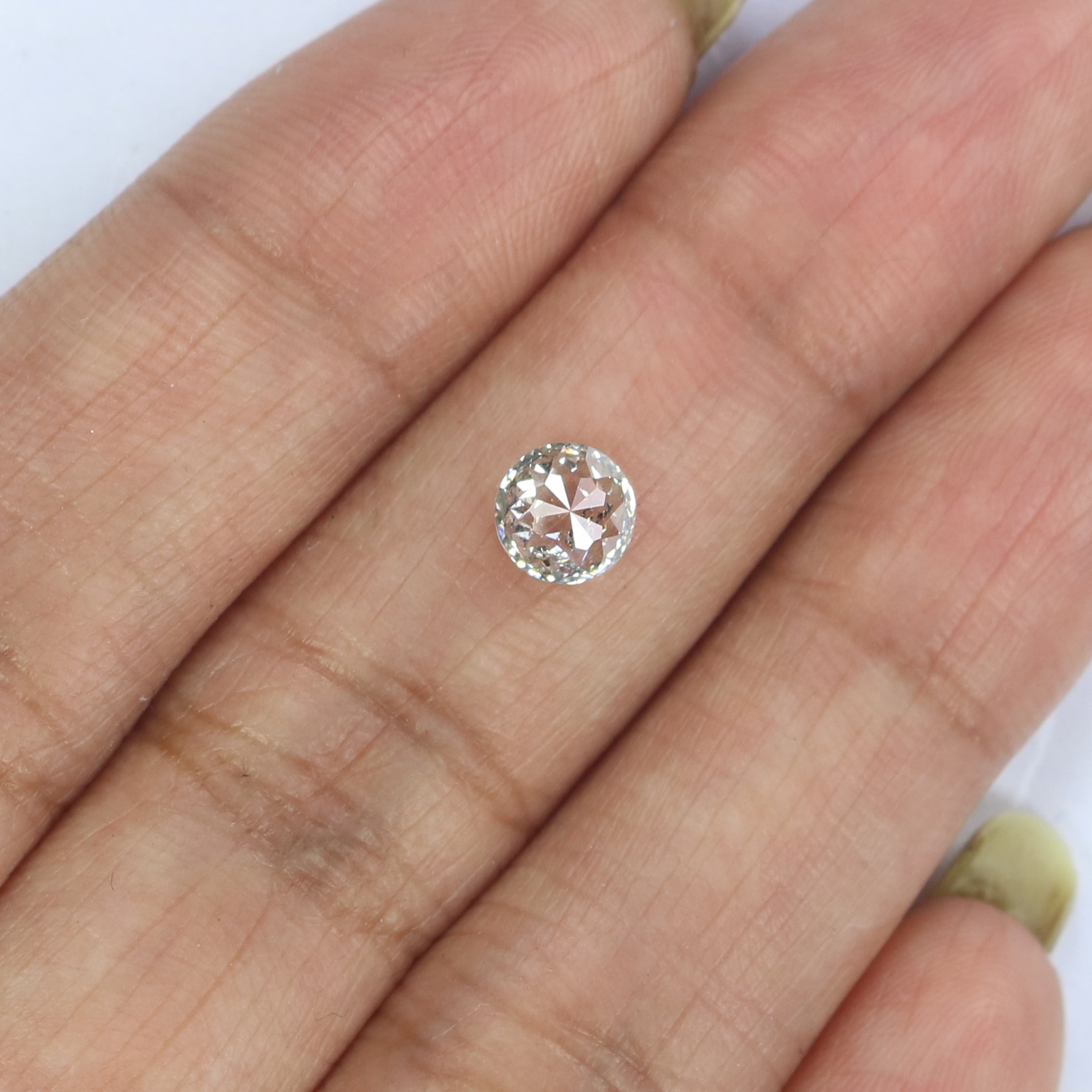 0.63 CT Natural Loose Round Rose Cut Diamond White - G Rose Cut Diamond 5.40 MM Natural Loose White -G Diamond Round Rose Cut Diamond QL2684