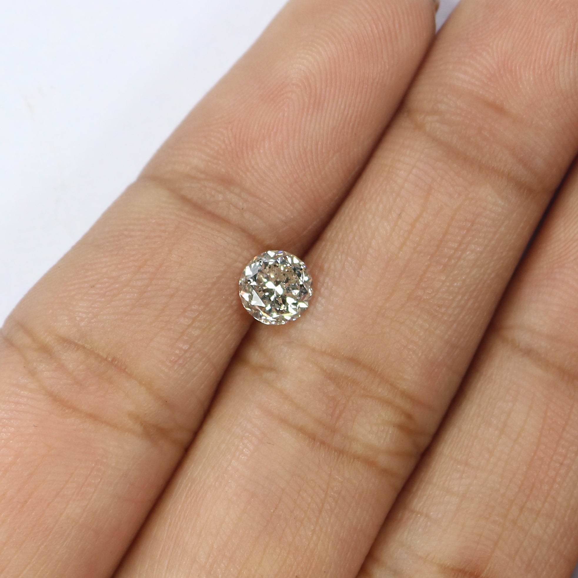 0.67 Ct Natural Loose Round Shape Diamond White - F Color Round Cut Diamond 5.15 MM Natural Loose Diamond Round Brilliant Cut Diamond QL2654