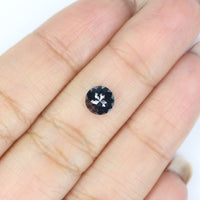 Natural Loose Round Rose Cut Black Color Diamond 1.14 CT 6.10 MM Rose Cut Shape Diamond KR1641