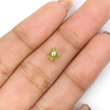 Natural Loose Emerald Shape Yellow Color Diamond 0.80 CT 4.50 MM Emerald Shape Rose Cut Diamond L7713