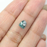 Natural Loose Rough Blue Color Diamond 1.48 CT 7.06 MM Rough Irregular Cut Diamond KDL2351