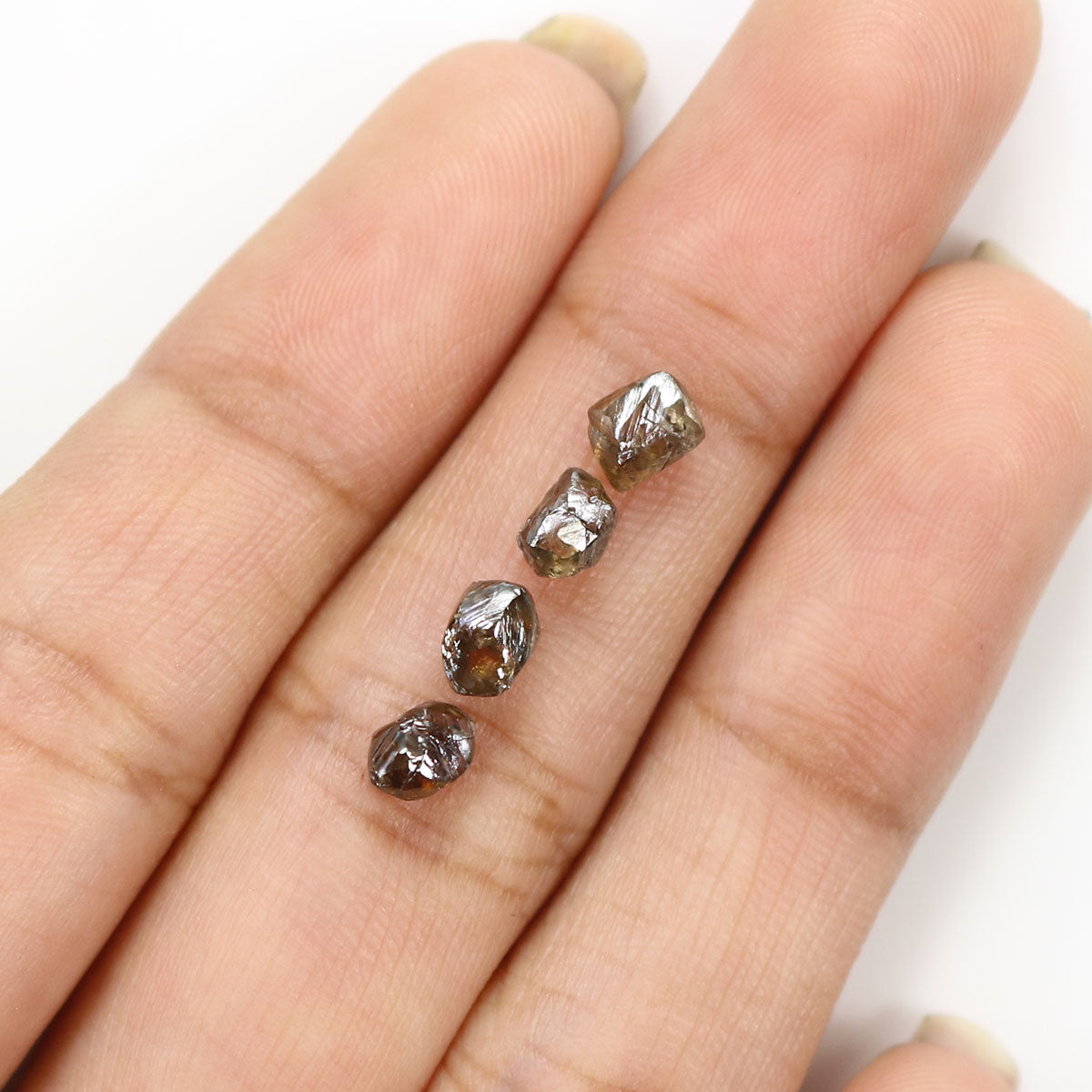 Natural Loose Rough Brown Color Diamond 2.47 CT 4.50 MM Rough Shape  Diamond KDL6393
