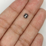 Natural Loose Diamond Emerald Black Color I3 Clarity 5.10 MM 0.80 Ct KDK1796