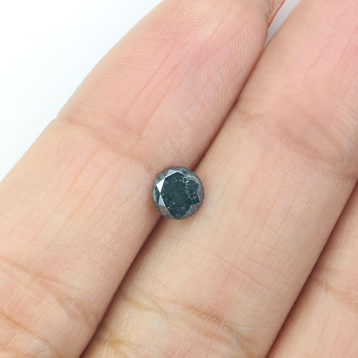 0.61 Ct Natural Loose Round Shape Diamond Blue Color Round Cut Diamond 5.20 MM Natural Loose Diamond Round Brilliant Cut Diamond LQ8652