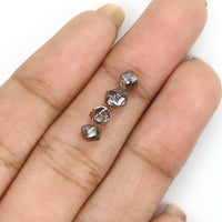 Natural Loose Rough Dark Brown Color Diamond 2.10 CT 4.00 MM Rough Shape Rose Cut Diamond KDL7976