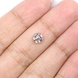 Natural Loose Rose Cut Salt And Pepper Diamond Black Grey Color 0.96 CT 5.68 MM Round Rose Cut Shape Diamond L9361