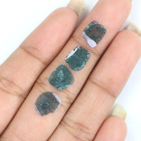 Natural Loose Slice Blue Color Diamond 1.83 CT 8.50 MM Slice Shape Rose Cut Diamond L781