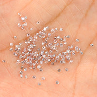 0.87 Ct Natural Loose Diamond, Pink Diamond, Round Diamond, Round Brilliant Cut Diamond, Sparkling Diamond, Rustic Diamond L811