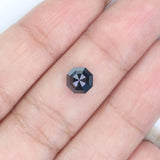 Natural Loose Octagon Black Color Diamond 1.34 CT 6.30 MM Octagon Shape Rose Cut Diamond L9741