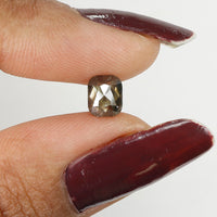 0.85 Ct Natural Loose Diamond, Cushion Cut Diamond, Brown Diamond, Polished Diamond, Real Diamond, Rustic Diamond, Antique Diamond KDL390