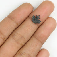 0.73 CT Natural Loose Diamond, Canadian Maple Leaf Diamond, Black Diamond, Antique Diamond, Real Diamond, Polished Diamond, KDL833
