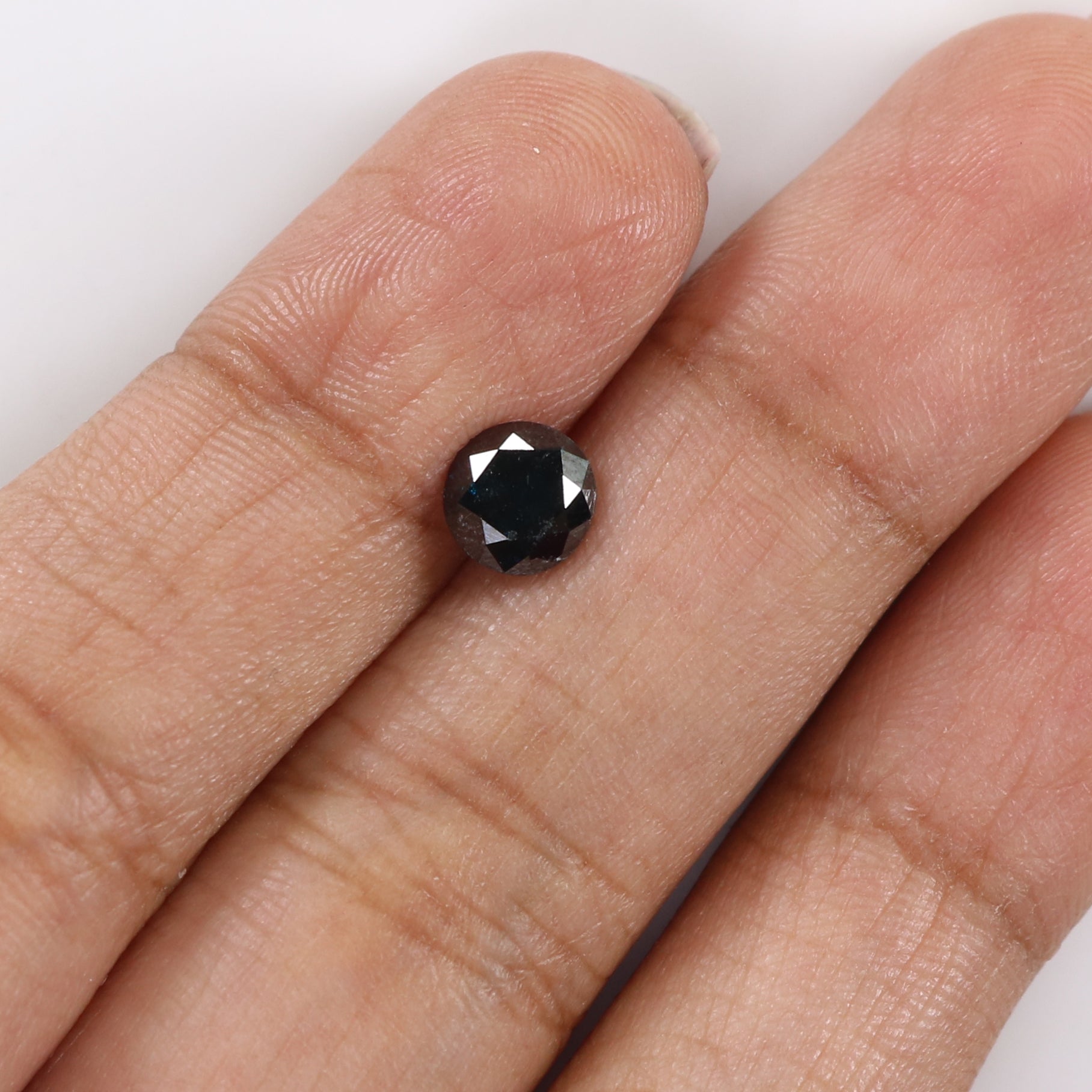 1.08 Ct Natural Loose Round Shape Diamond Blue Color Round Cut Diamond 6.10 MM Natural Loose Blue Color Round Brilliant Cut Diamond LQ8272