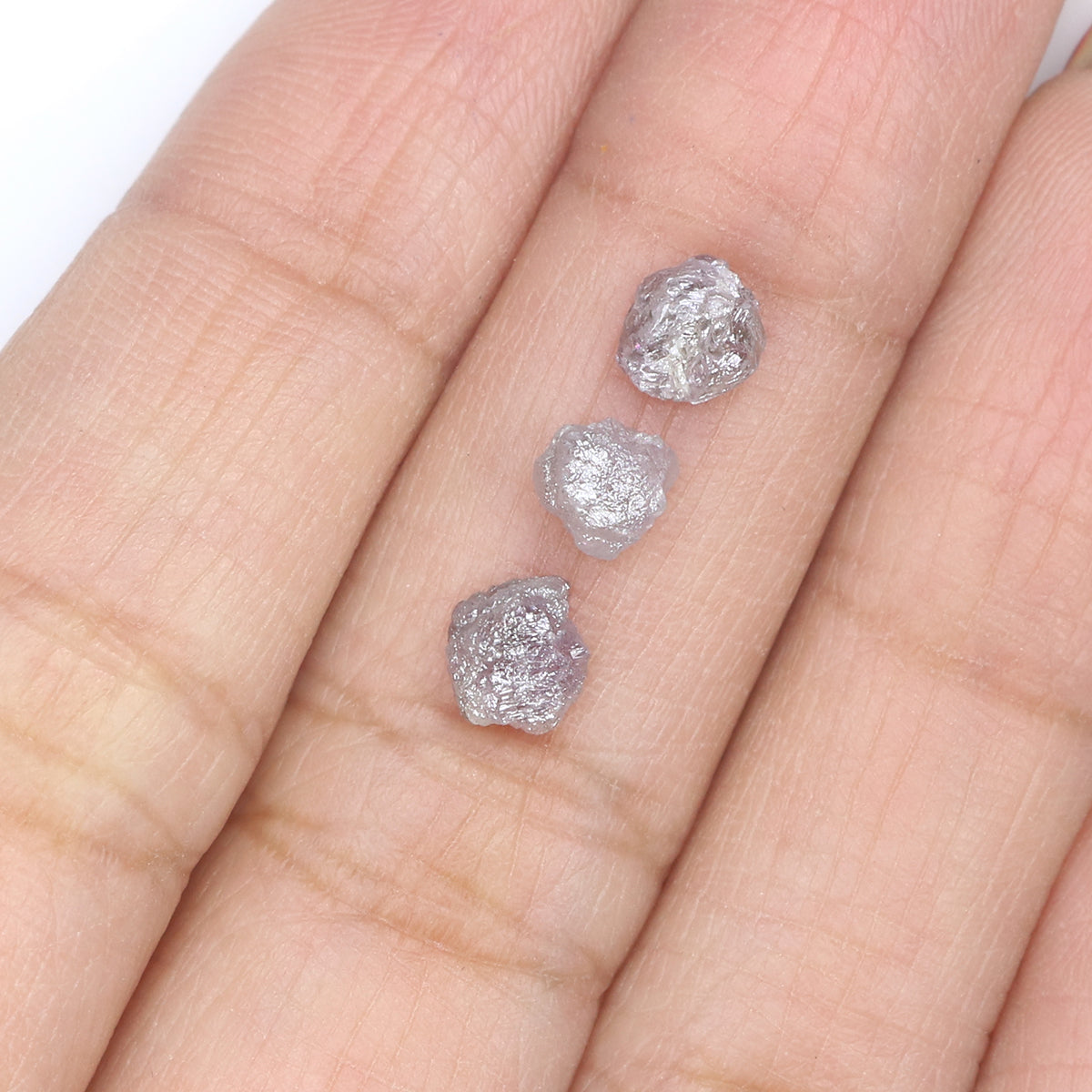 1.90 CT Natural Loose Rough Shape Diamond Grey Color Rough Cut Diamond 4.70 MM Natural Loose Grey Color Rough Irregular Cut Diamond LQ9883