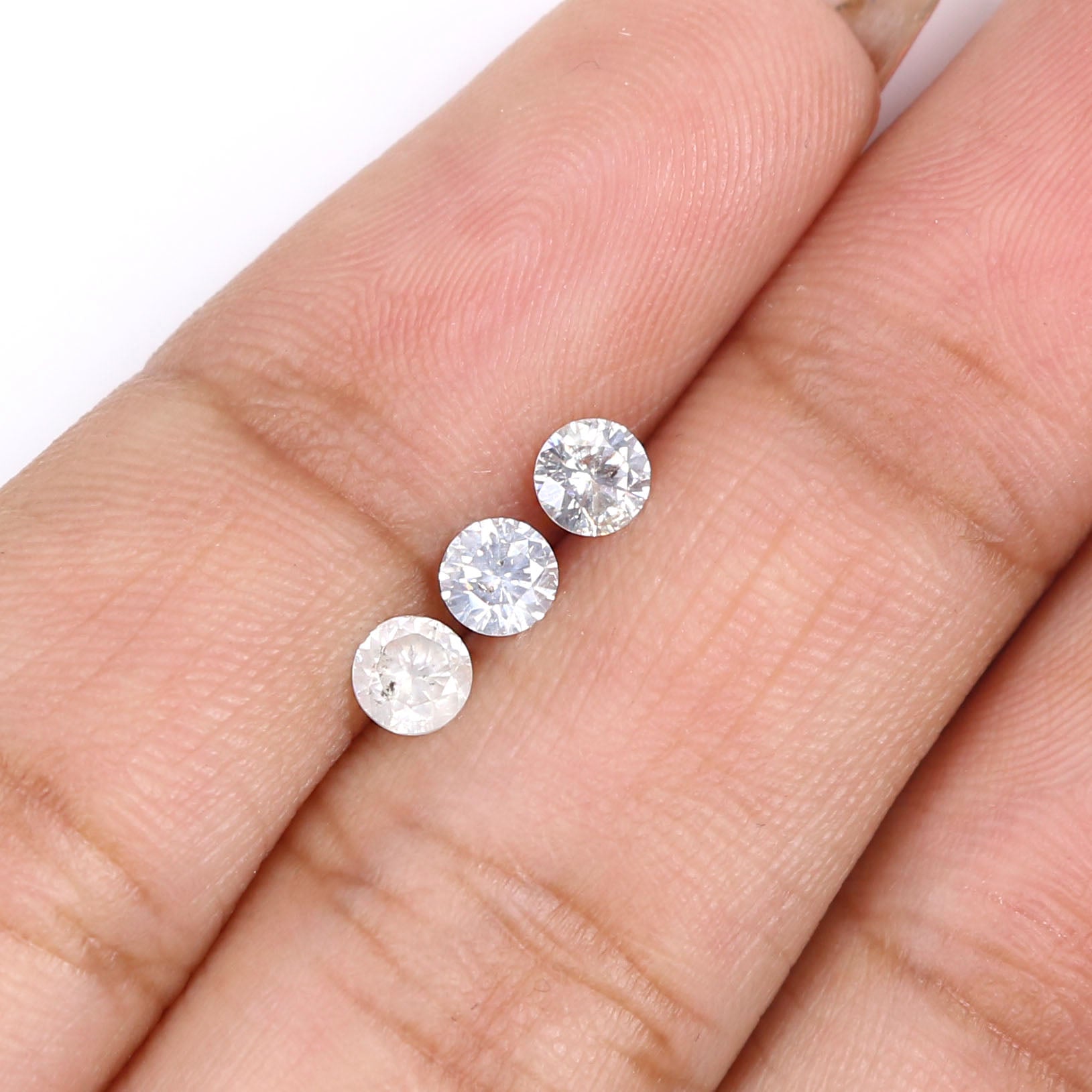 Natural Loose Round Brilliant Cut Diamond White - G Color 0.56 CT 3.50 MM Round Shape Diamond L2182