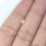 Natural Loose Cushion Pink Color Diamond 0.198 CT 3.40 MM Cushion Shape Rose Cut Diamond KR935