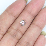 Natural Loose Hexagon Diamond White - F Color 1.03 CT 6.70 MM Hexagon Shape Rose Cut Diamond KDL2682