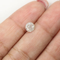 Natural Loose Round White Milky Color Diamond 0.72 CT 5.50 MM Round Shape Brilliant Cut Diamond KR1810
