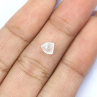 Natural Loose Rough White-F Color Diamond 1.07 CT 5.50 MM Rough Irregular Cut Diamond KDL2471